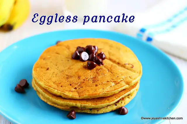 Custard powder pancake