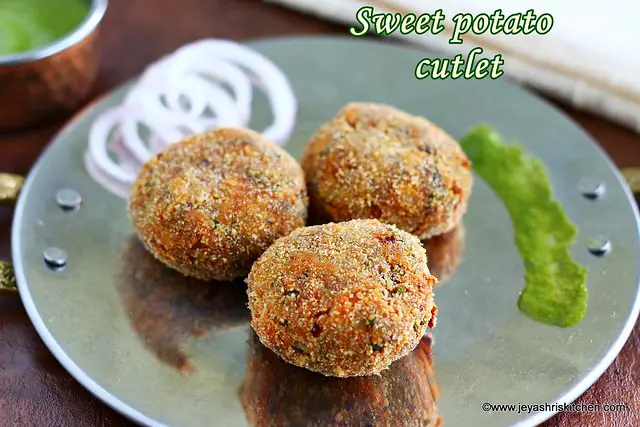 Sweet potato cutlet