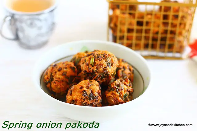 Spring onion-pakoda recipe