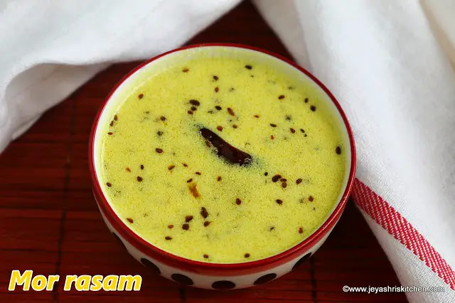 Mor-rasam recipe