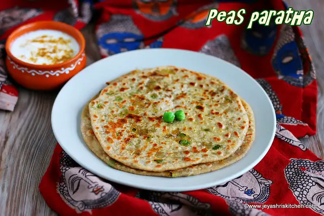 Peas-paratha recipe