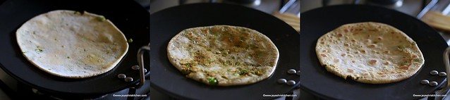 peas paratha 8