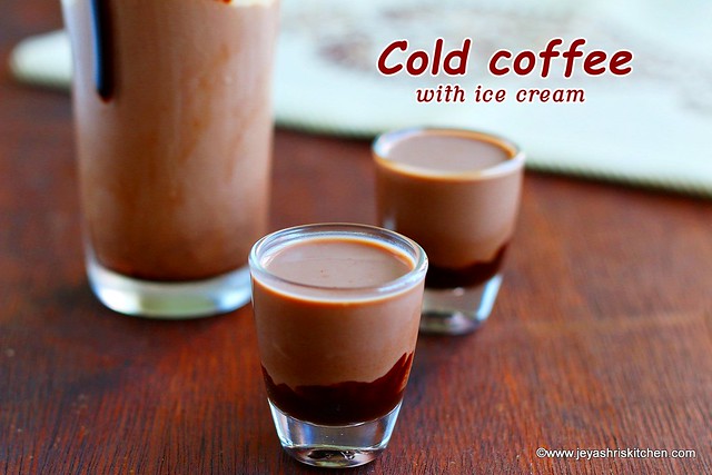 Cold coffee recipe