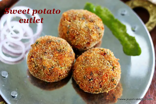 Sweet potato cutlet