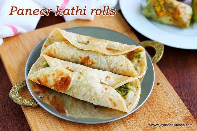 Paneer Kathi rolls