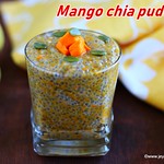 Mango chia pudding