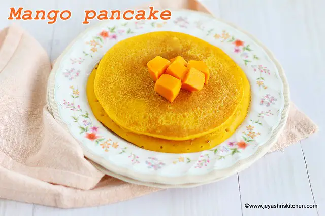 Mango pancake