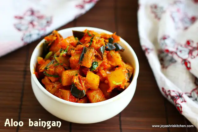 Aloo baingan subzi