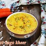 Carrot sago kheer