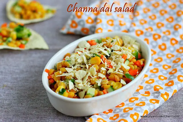 Channa dal salad