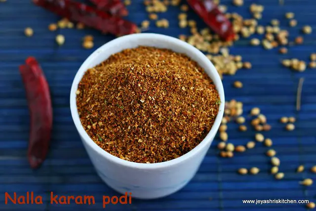 Nalla karam podi