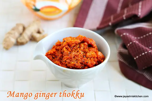 Mango-ginger pickle