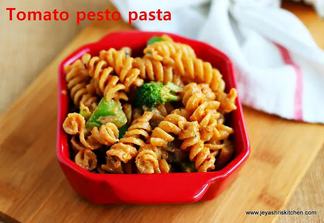 sun dried tomato pesto pasta