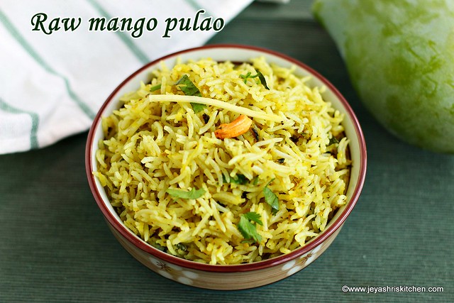 Raw mango pulao