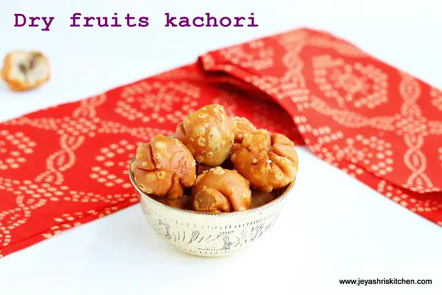 Dry fruits kachori