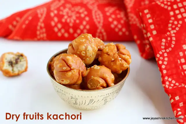 Dry fruits kachori Dry fruits kachori