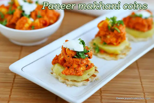 Paneer makhani coins