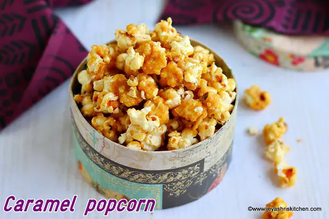 Caramel popcorn recipe