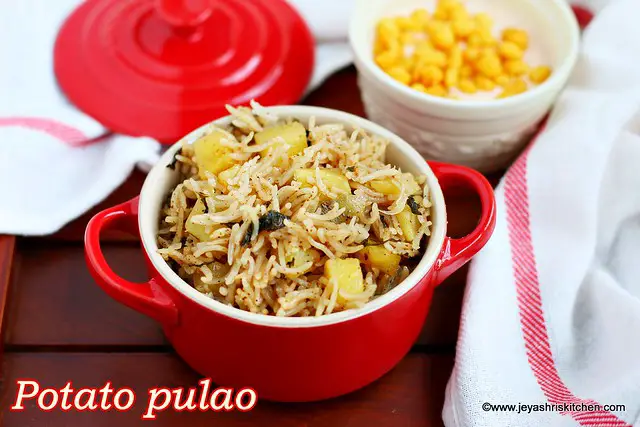 Potato pulao