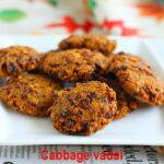 cabbage vadai