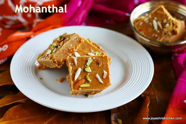 Mohanthal recipe