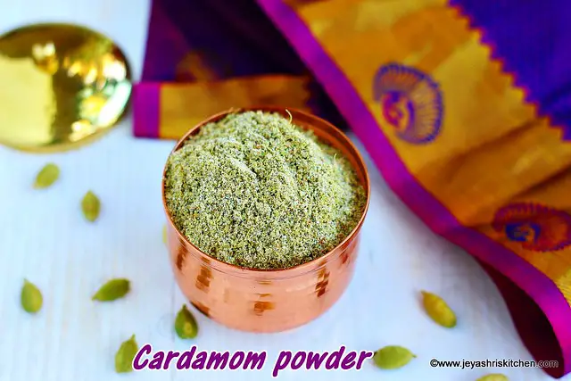 Cardamom powder recipe