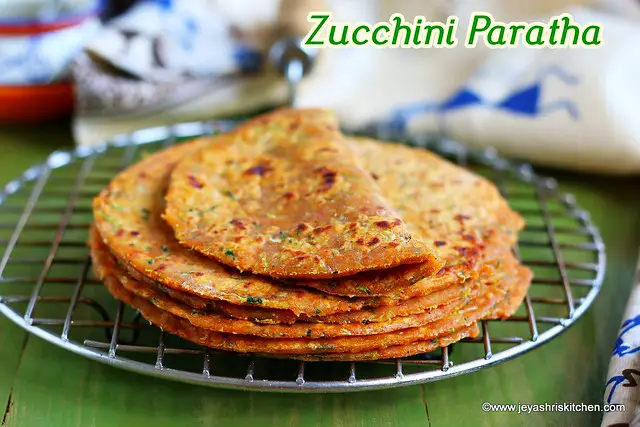 Zucchini - paratha