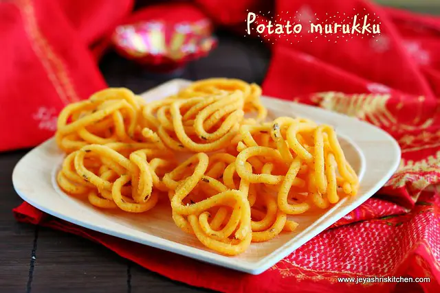 Potato murukku