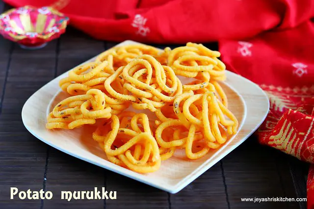 Potato murukku