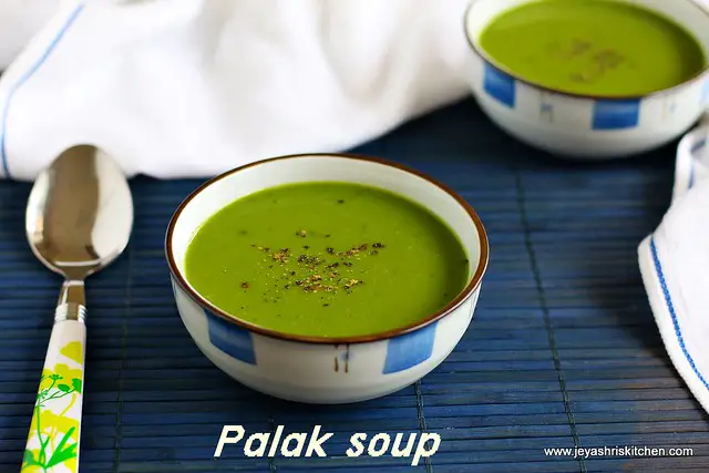 Spinach soup