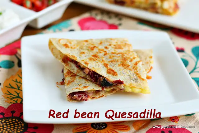 Red bean quesadilla