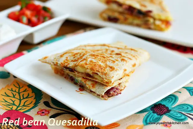 Red bean quesadilla