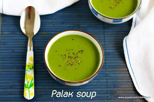 Palak soup Palak soup
