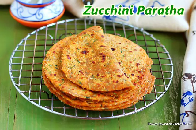 Zucchini-paratha