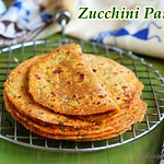 Zucchini paratha
