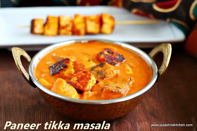 Paneer tikka masala