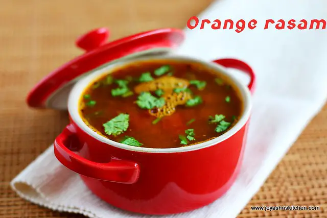 Orange rasam