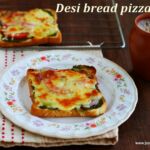 Indian style bread pizza