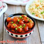 Soya chunks manchurian