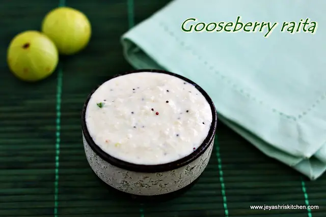 Gooseberry raita