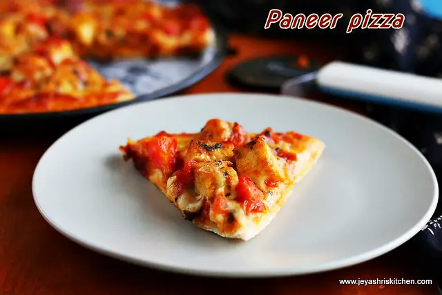 Paneer pizza recipe