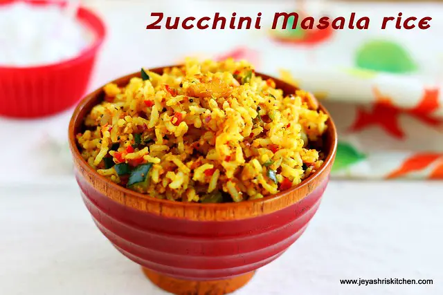 Zucchini rice recipe Zucchini rice recipe