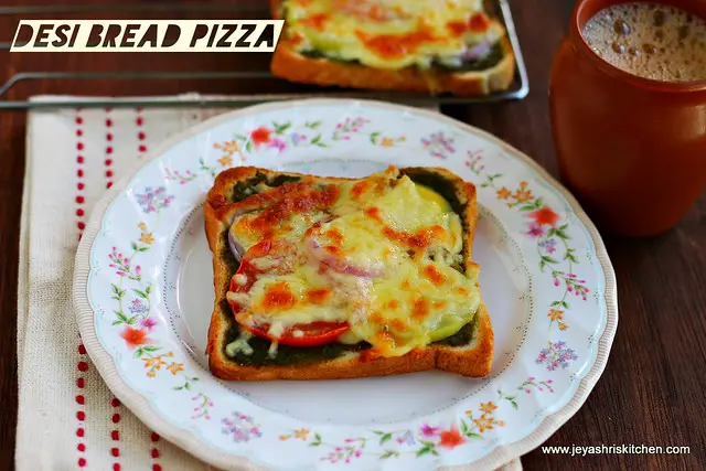 desi bread pizza