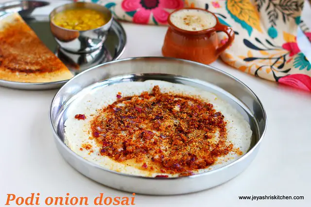 Podi onion dosai