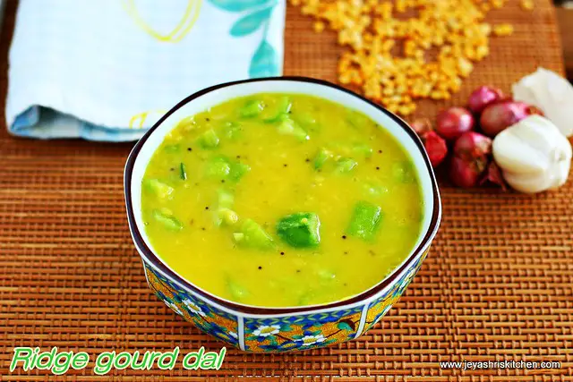 Ridge gourd dal