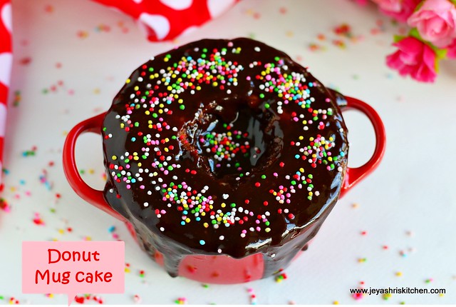 donut mug cake