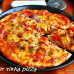 Paneer tikka pizza