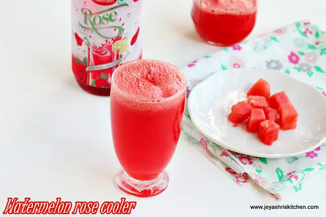 watermelon rose cooler