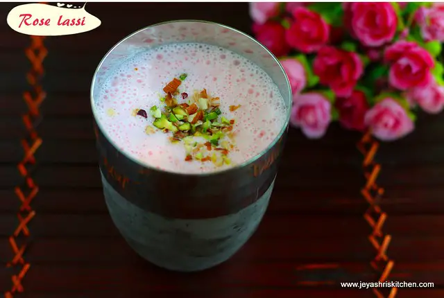 Rose lassi