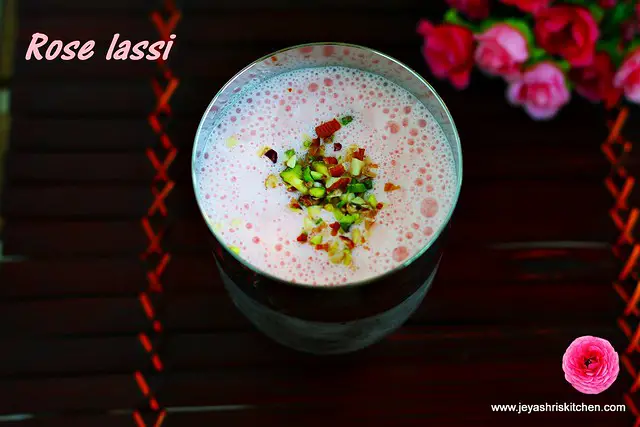 Rose-lassi recipe